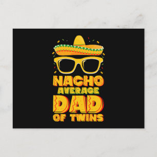 Nacho Genomsnittlig Pappa Till Tvillingar Mexikans Vykort