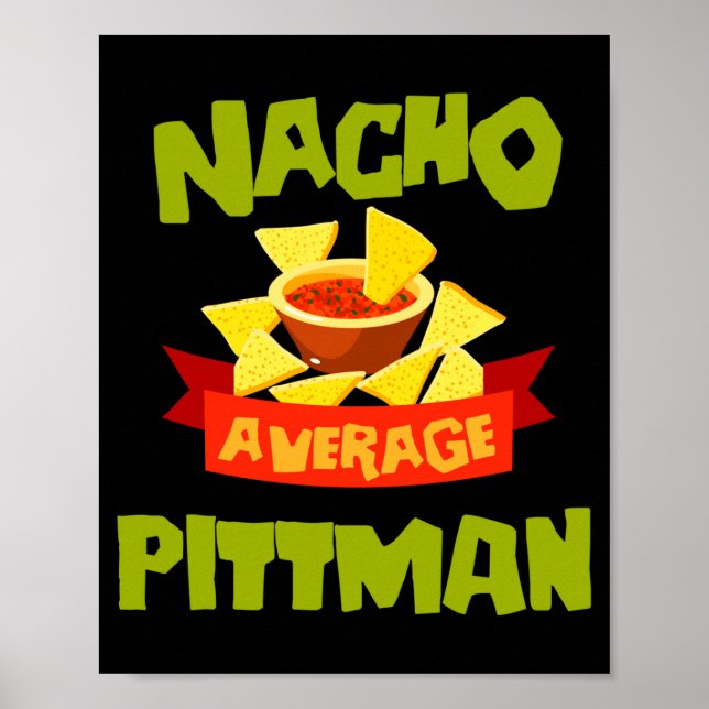 Nacho genomsnittlig pittman rolig födelsedag efter poster (Framsidan)