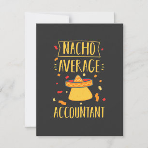 Nacho genomsnittlig revisor tack kort