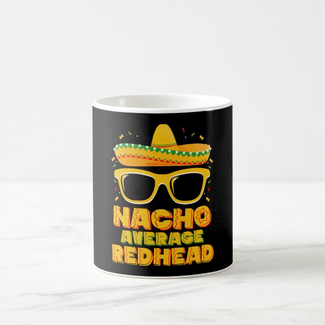 Nacho Genomsnittlig Rödhårig Hår Mexikansk Cinco D Kaffemugg (Center)