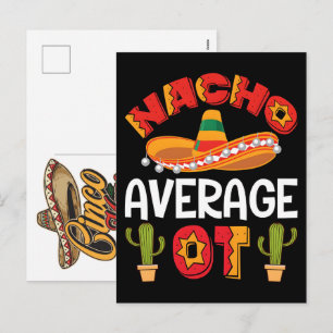 nacho-genomsnittlig-senorita-cinco-de-mayo-glad-ci helg vykort