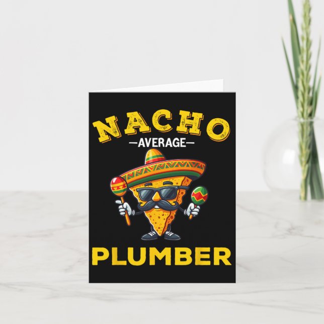 Nacho Genomsnittlig VVS-funnig VVS-montör Cinco De Kort (Framsida)