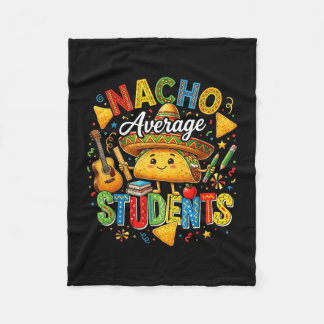 Nacho genomsnittliga elever söta taco tillbaka til fleecefilt