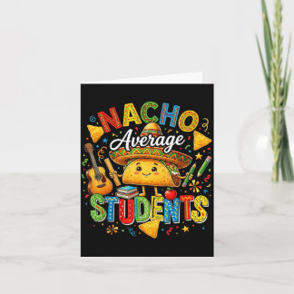 Nacho genomsnittliga elever söta taco tillbaka til kort