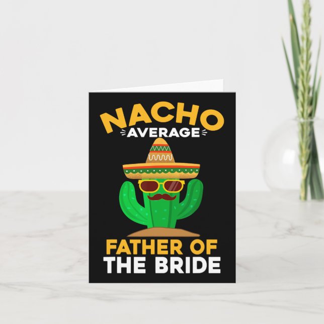 Nacho i genomsnitt Far i den mexikanska tunisiska  Kort (Framsida)
