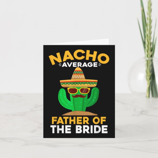 Nacho i genomsnitt Far i den mexikanska tunisiska  Kort (Framsida)