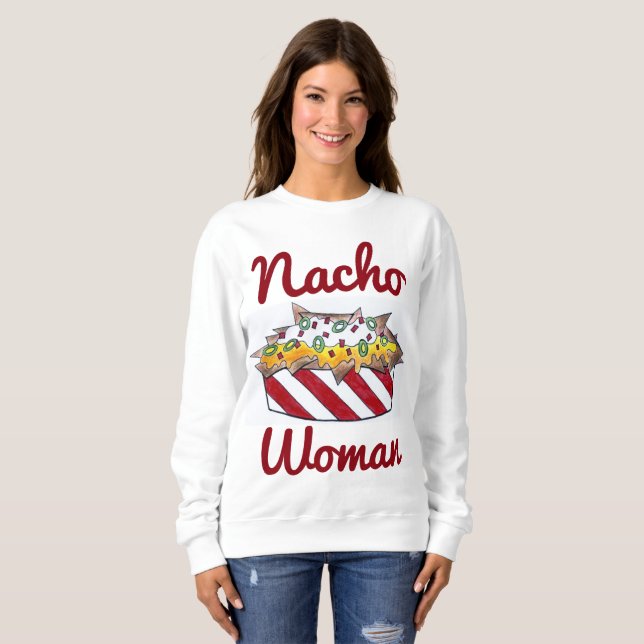 Nacho Inte din kvinnliga nachos mattröja Tee Shirt (Hel framsida)