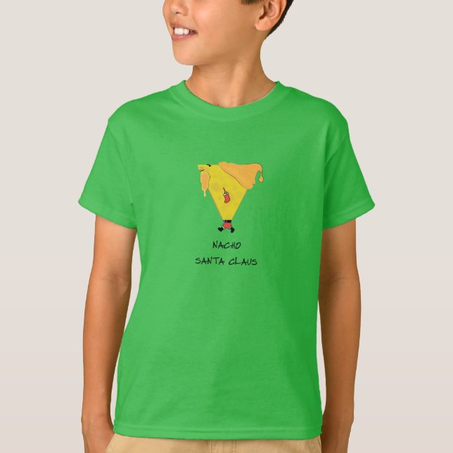 Nacho Jultomten T Shirt (Framsida)