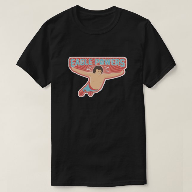 Nacho Libre Eagle Powers Classique T Shirt (Design framsida)