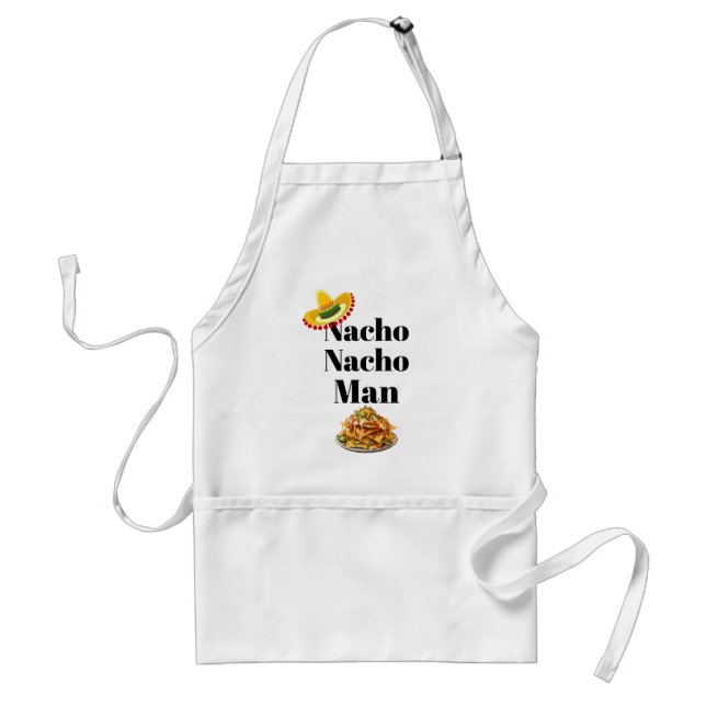 Nacho Nacho Man Apron Förkläde (Framsidan)