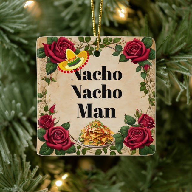 Nacho Nacho Man Ceramic Ornament (Träd)