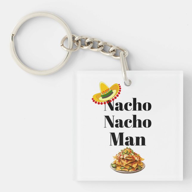 Nacho Nacho Man Nyckelring (Framsidan)