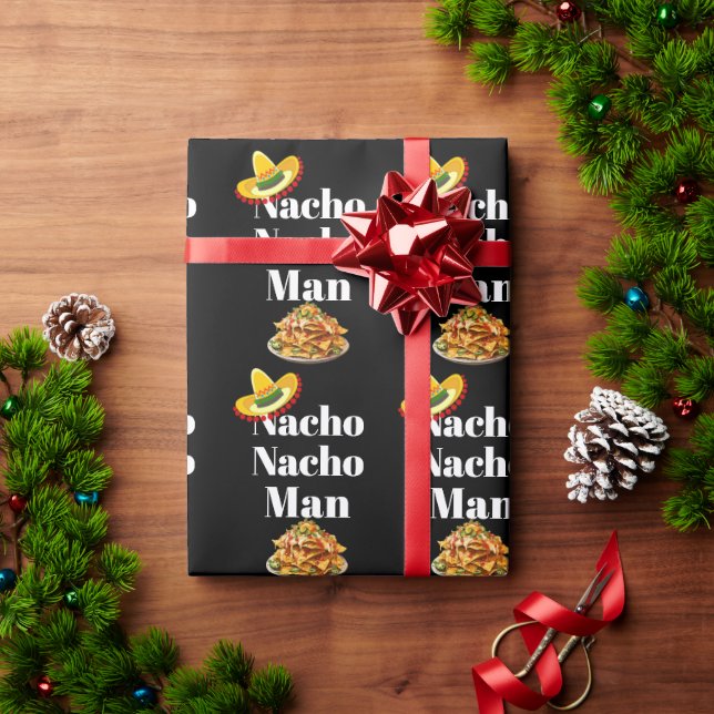 Nacho Nacho Man Wrapping Papper Presentpapper (Julgåva)