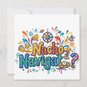 Nacho Navigator – Den Krispige Kapten för Äventyr Inbjudningar