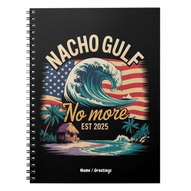 Nacho No More Est 2025 USA:s golf Anteckningsbok (Framsidan)