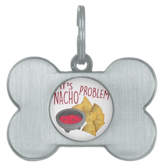 Nacho-problem Namnbricka Husdjur (Framsidan)