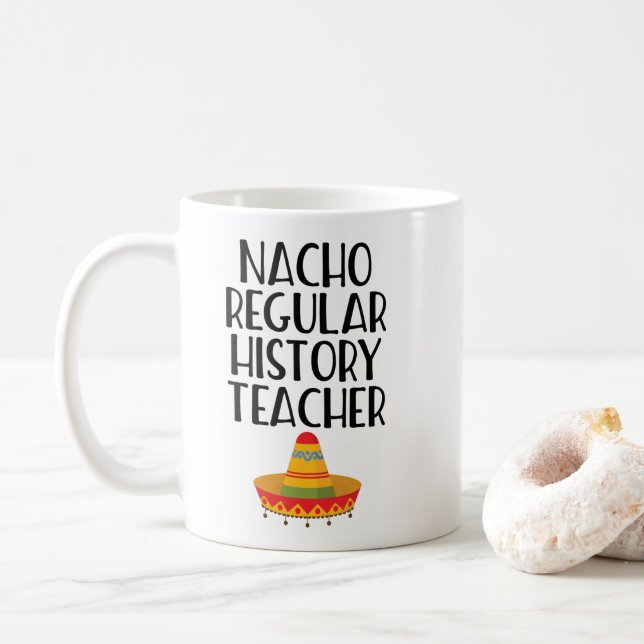 Nacho Regelbunden historielärare Kaffemugg (Med munk)