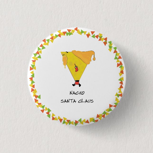 Nacho Santa med Chip Knapp (Framsida)