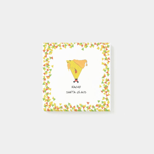 Nacho Santa med Chip Post-it Block (Framsida)