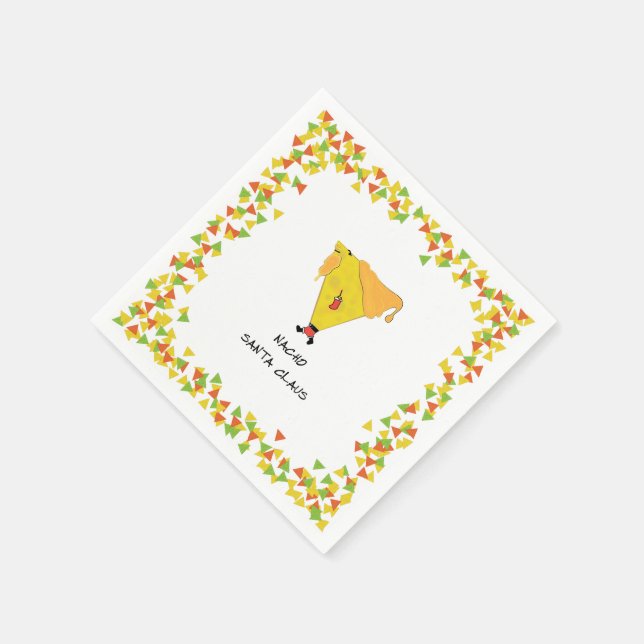 Nacho Santa med Chips Pappersservett (Hörn)