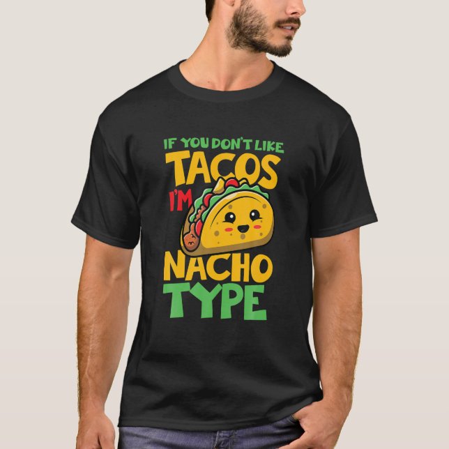 Nacho-typ | Tex Mex Tortilla T Shirt (Framsida)