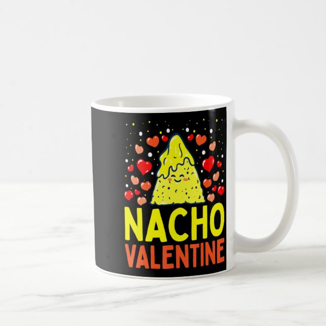 Nacho Valentine Valentines Day Food Pun Mexican Jo Kaffemugg (Höger)