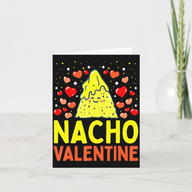 Nacho Valentine Valentines Day Food Pun Mexican Jo Kort (Framsida)