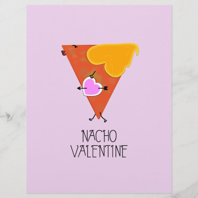 Nacho Valentines Day-händelse Reklamblad (Framsidan)