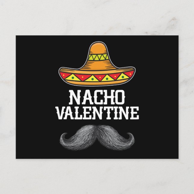 Nacho Valentines day Mexikanska Make Vykort (Framsida)