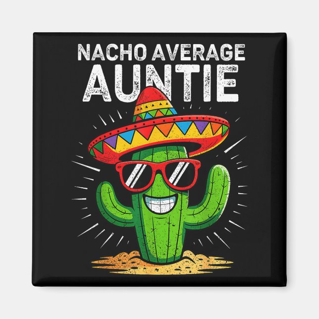 Nacho vanlig faster rolig cinco de mayo mexikansk magnet (Framsidan)