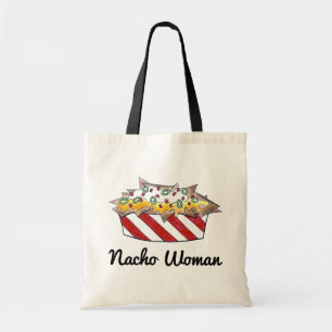 Nacho Woman Funny Foodie Feminist Nachos Tote Tygkasse