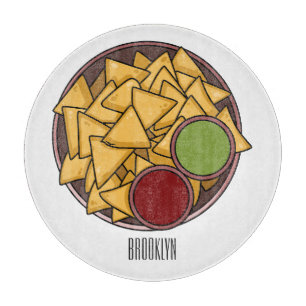 Nachos - illustration av tecknaden
