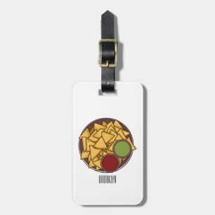 Nachos - illustration av tecknaden bagagebricka