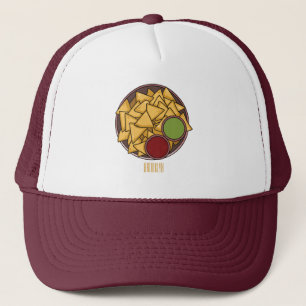 Nachos - illustration av tecknaden keps