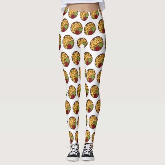 Nachos - illustration av tecknaden leggings (Framsida)