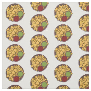Nachos - illustration av tecknaden tyg