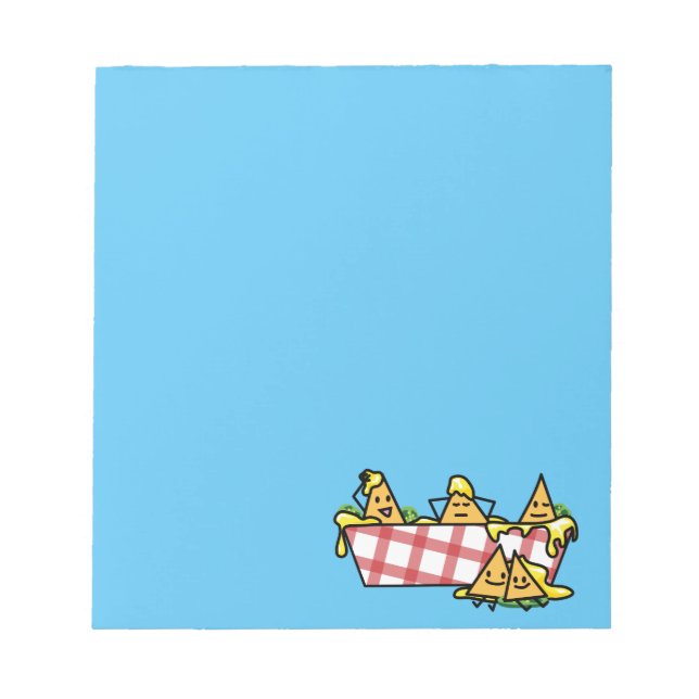 Nachos Melted Cheese Jalapeno Nacho tortilla chip Anteckningsblock (Framsida)