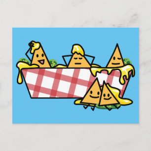 Nachos Melted Cheese Jalapeno Nacho tortilla chip Vykort