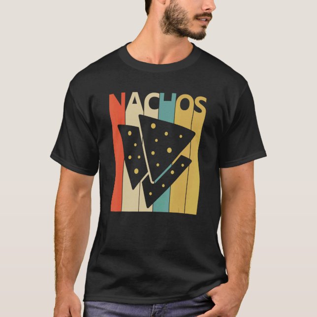 Nachos mexikansk mat t shirt (Framsida)