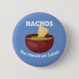 Nachos, mexikansk salad - rundknapp knapp