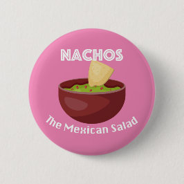 Nachos, mexikansk salad - rundknapp knapp