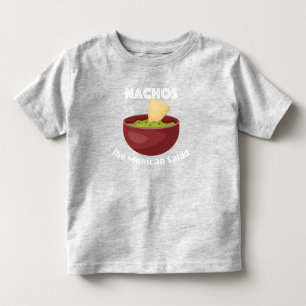 Nachos, Mexikanska saladen - Småbarn Bra Jersey T- T Shirt