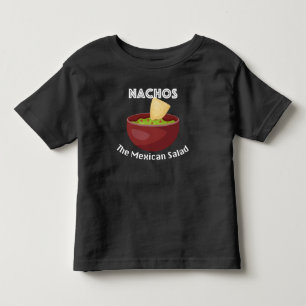 Nachos, Mexikanska saladen - Småbarn Bra Jersey T- T Shirt