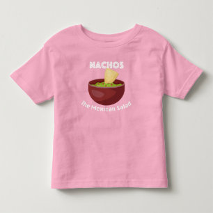 Nachos, Mexikanska saladen - Småbarn Bra Jersey T- T Shirt