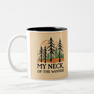 Nacke i Skogen-kaffe Mugg (två ton)