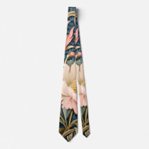Nacke Slips - Art Nouveau Rosa Blommig