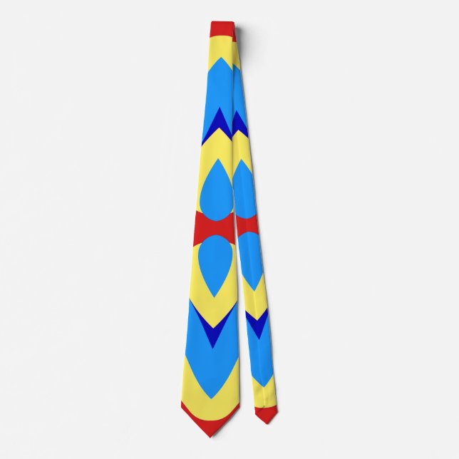 Nacke Slips, Ett flerfärgat tryckmönsterdesign för Slips (Framsida)
