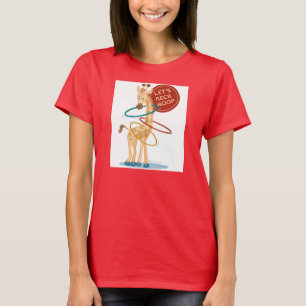 Nacke som förenar giraffet: t shirt