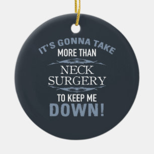 Nacke Surgery Humor Julgransprydnad Keramik