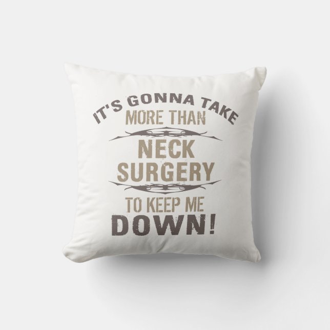 Nacke Surgery Humor Kudde (Framsida)